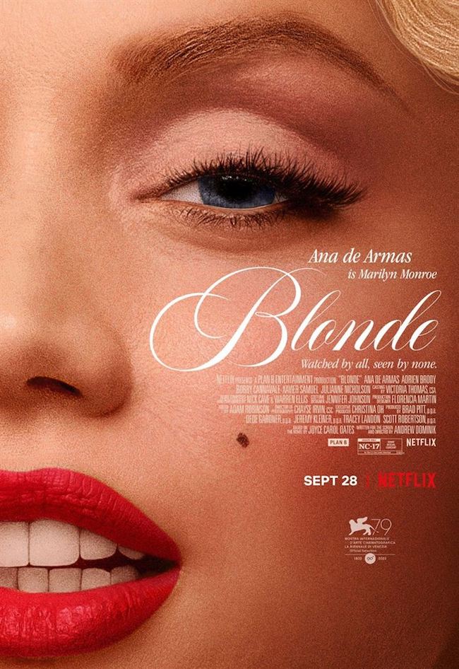 blonde pelicula analisis critica novela joyce carol oates pelicula ana de armas